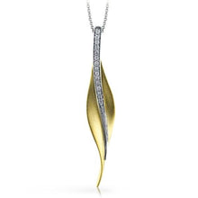 Load image into Gallery viewer, Simon G. Yellow Gold Fallen Leaves Pendant
