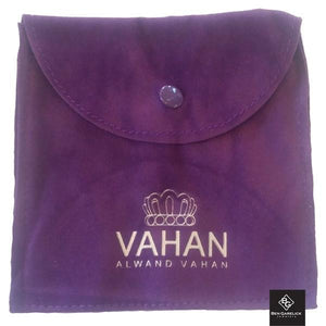 Vahan Sterling Silver & 14K Yellow Gold Purple Iolite Art Deco Style Bracelet